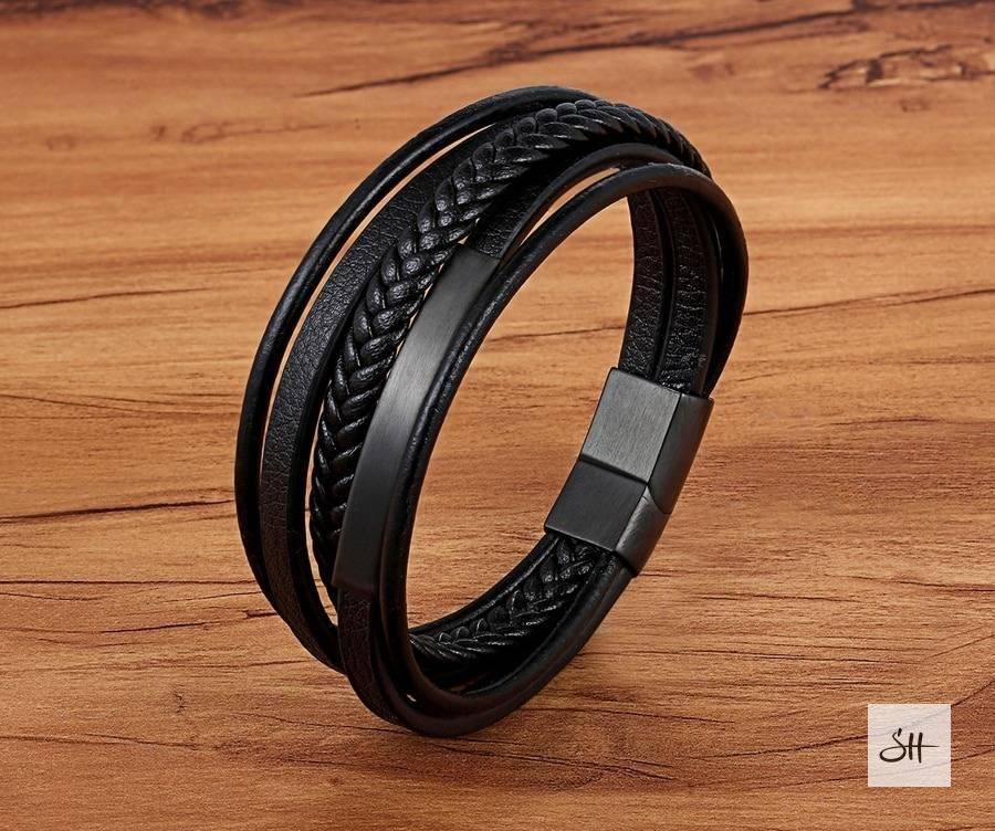 Men's Casual Leather Bracelet