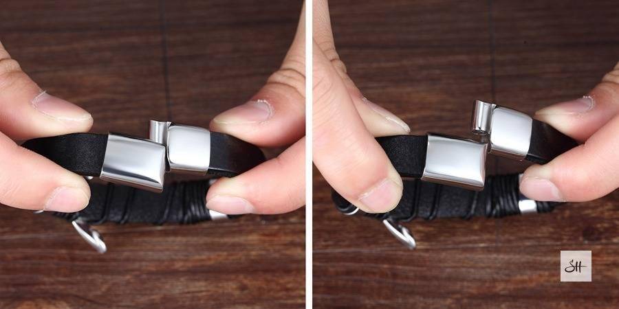 Men's Casual Leather Bracelet