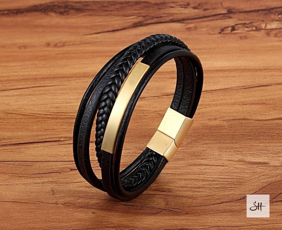 Men's Casual Leather Bracelet
