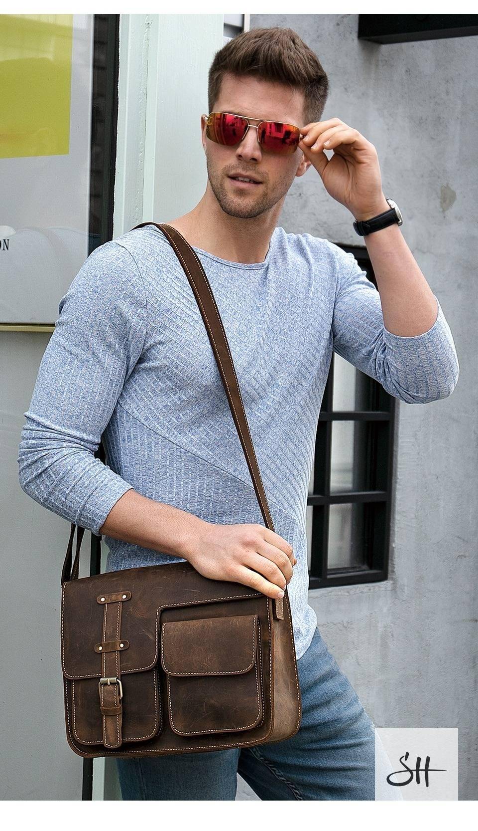 Men's Vintage Leather Bag