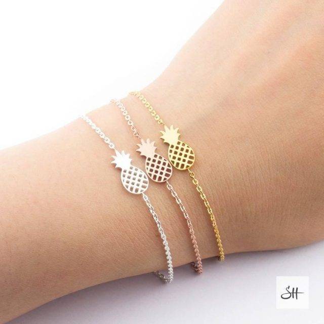 Cute Pineapple Minimalistic Bracelet Jewelry