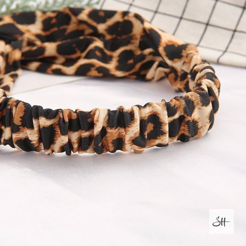 Canvas Headband in Animal Print