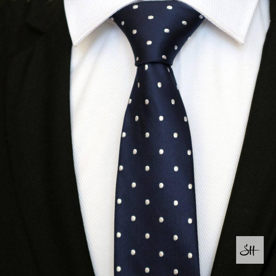 Men's Blue Silk Tie