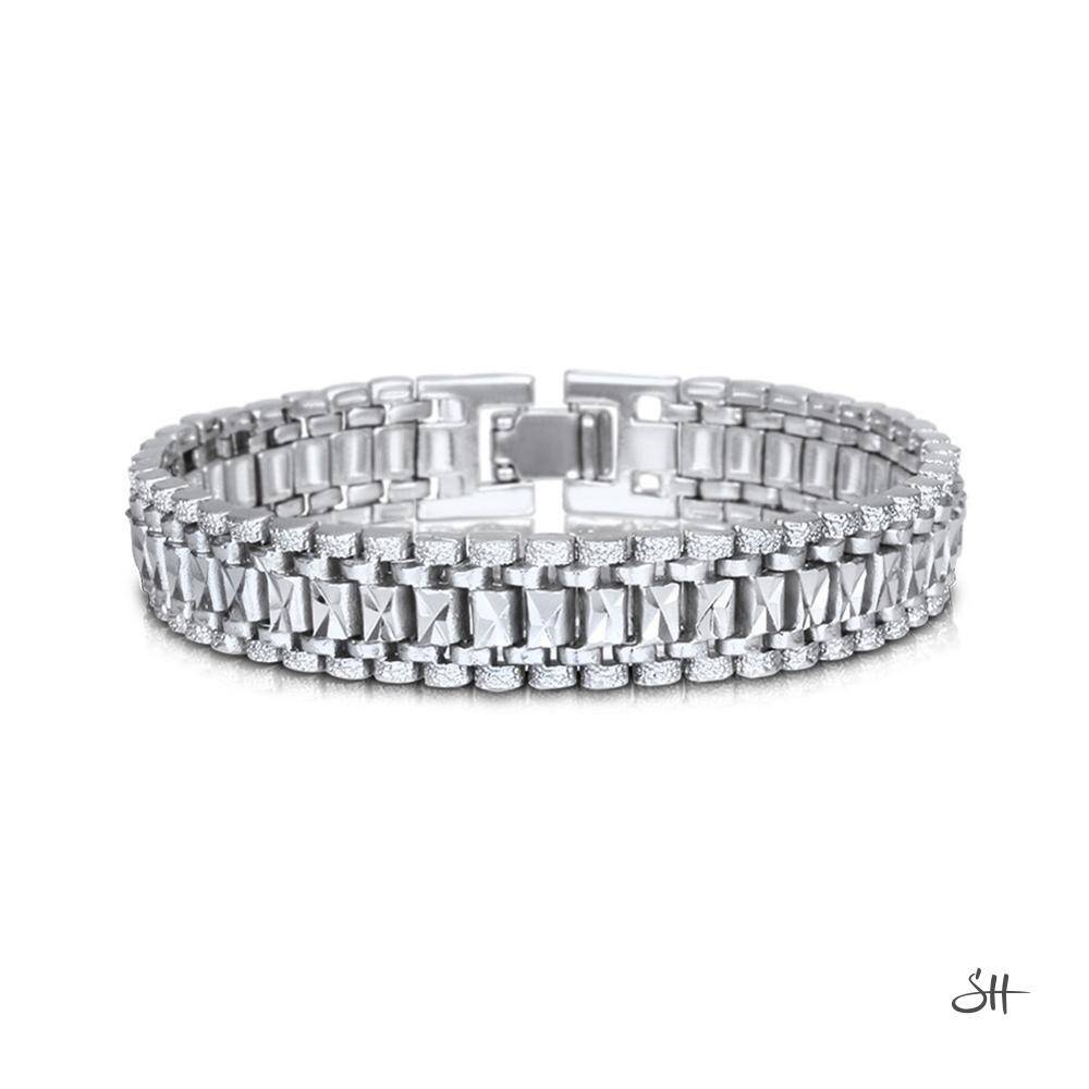 Casual Punk Rock Style Men's Chain Link Bracelet