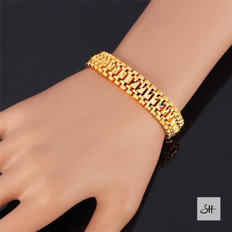 Casual Punk Rock Style Men's Chain Link Bracelet