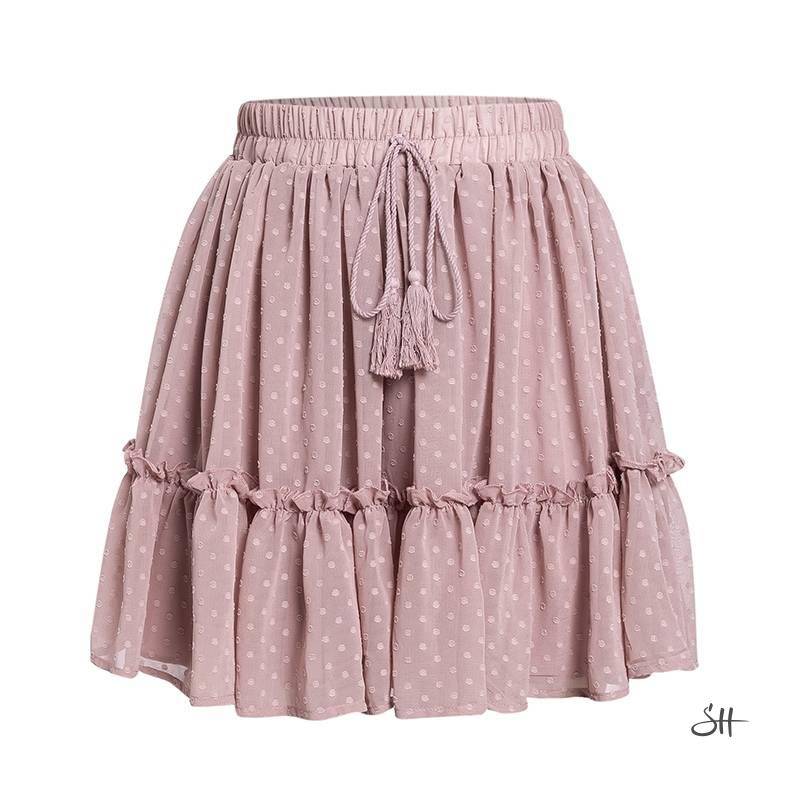 Bohemian Mini Skirt with Tassel