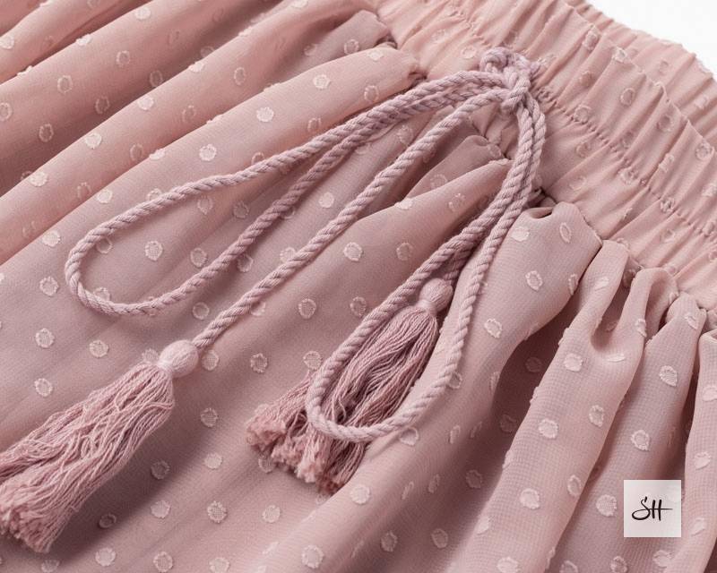 Bohemian Mini Skirt with Tassel