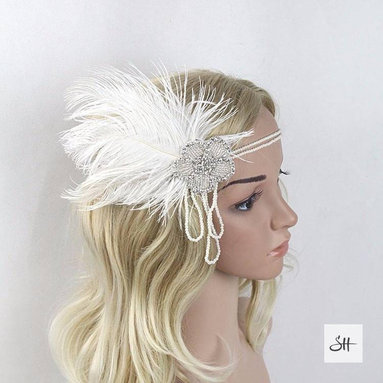Gatsby Rhinestone Sequin Vintage Headband