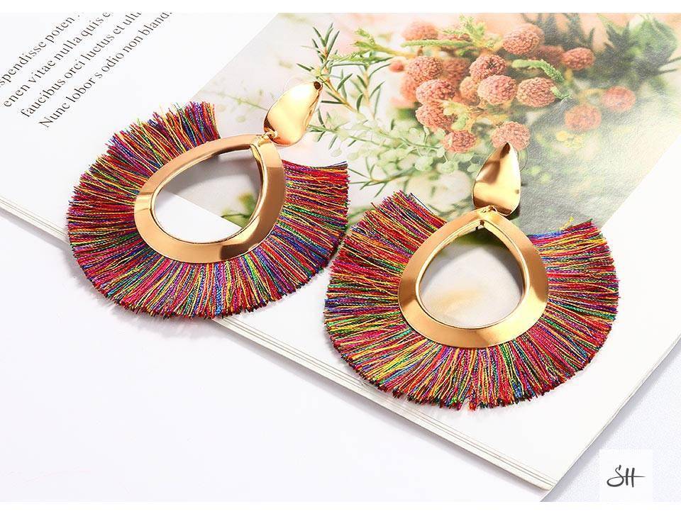 Bohemian Dangle Drop Earrings