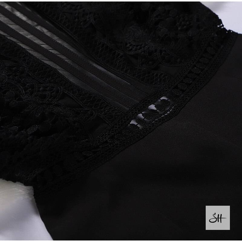 Sexy Backless Ruffles Jumpsuits