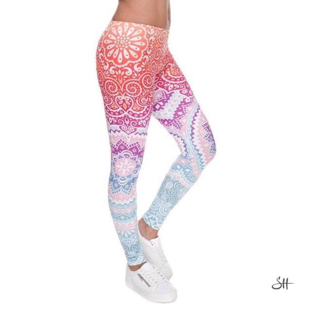 Women's Slim High Waist Leggings Tops & Bottoms