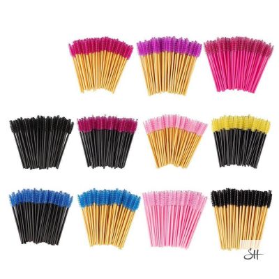 Good Quality Disposable 50 Pcs/Pack Eyelash Makeup Brush Make-Up Accessories