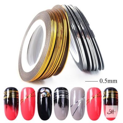 Holographic 3D Strips Liner Tape Nail Art & Tools