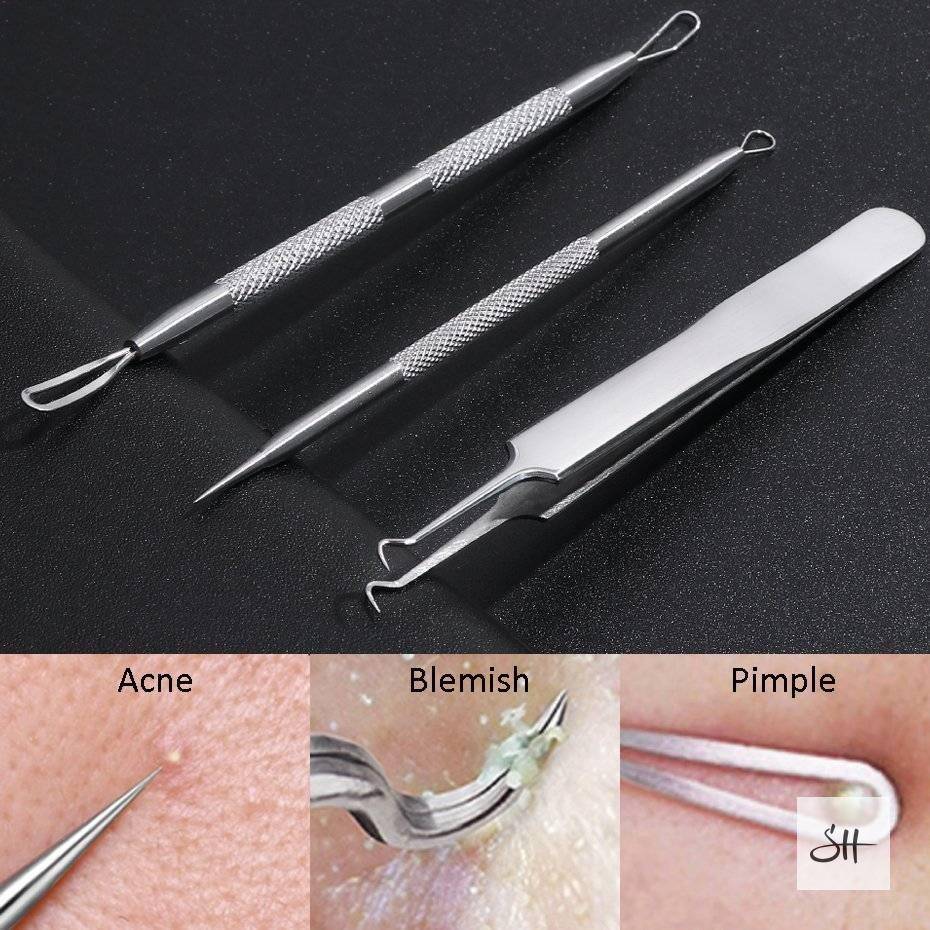 1 Set Blackhead, Acne, Pimple Blemish Extractor