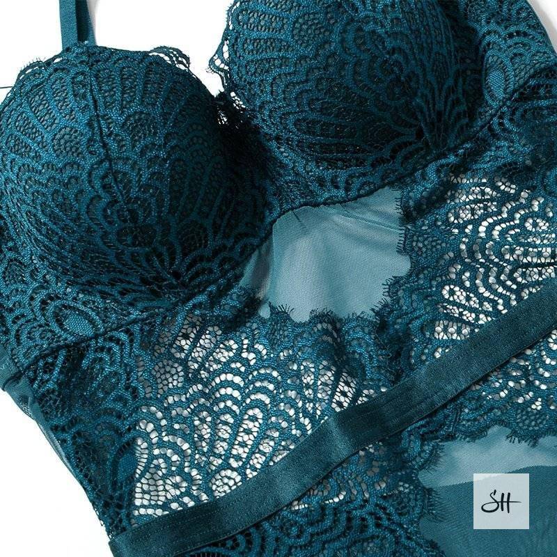 Women's Lace-Up Lingerie Bodysuits