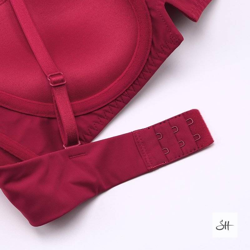 2Pcs Seamless Floral Lace Lingerie Set