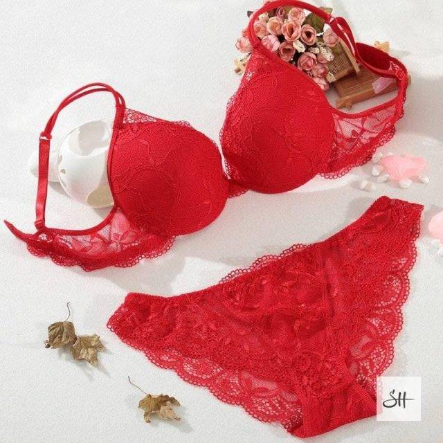 2Pcs Women's Sexy Lace Lingerie Set Women's Underwear