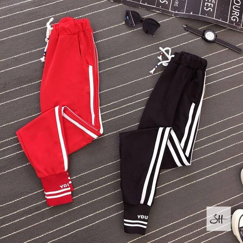 Women's Jogger Stripe Ankle-Length Pants