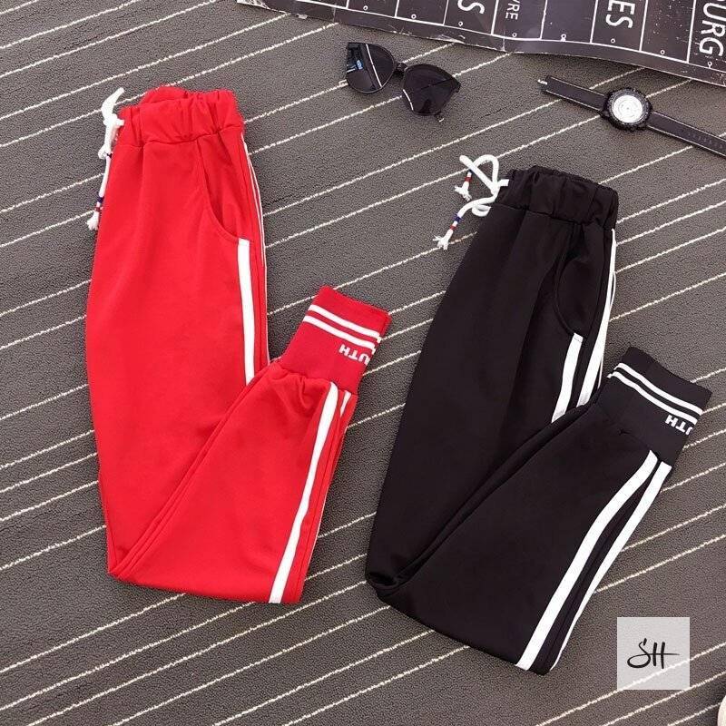 Women's Jogger Stripe Ankle-Length Pants