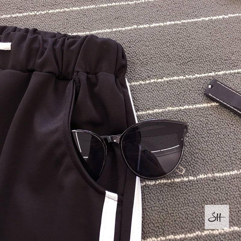 Women's Jogger Stripe Ankle-Length Pants