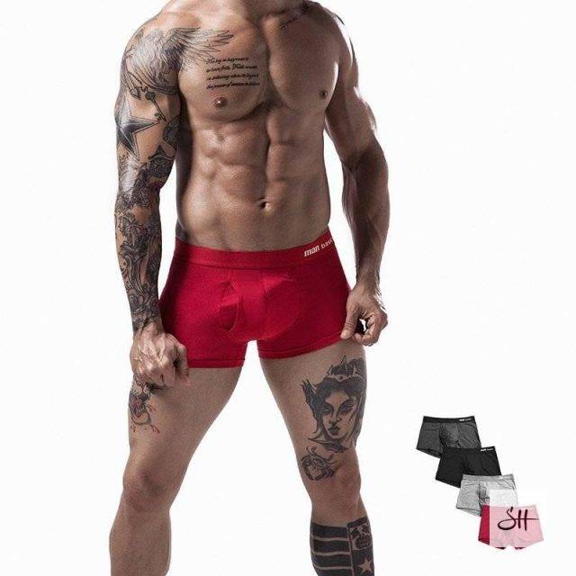 4pcs Men's Cotton Underwear Boxer Men's Underwear