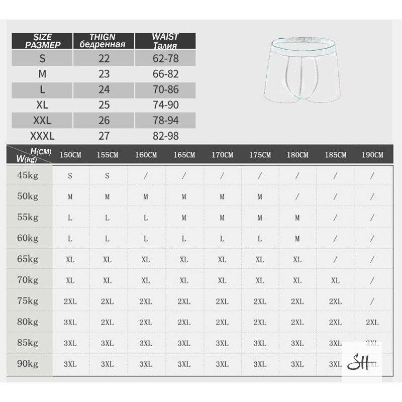 Men's 4Pcs Set Boxer Underwear