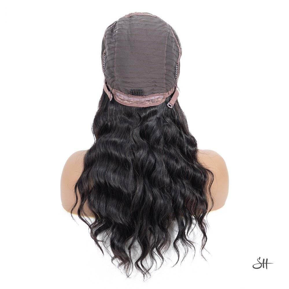 Natural Hairline Brazilian Body Wave Human Hair Wigs With Baby Hair