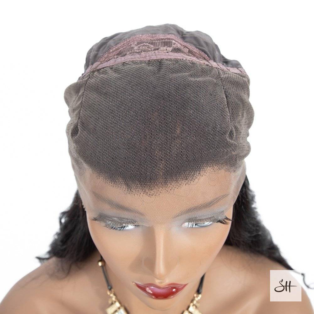 Natural Hairline Brazilian Body Wave Human Hair Wigs With Baby Hair