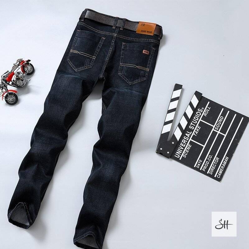 Slim Straight Business Denim Jeans
