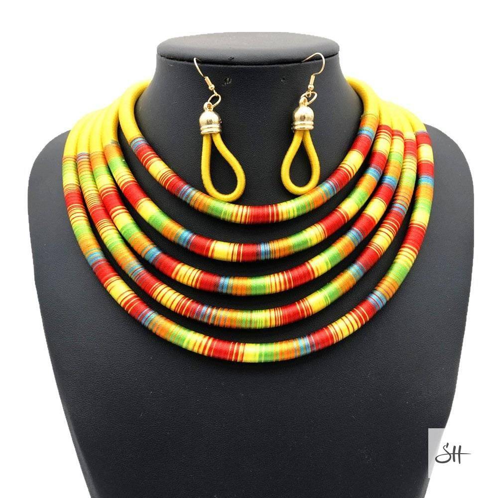 African Multilayer Jewelry Sets African Multilayer Jewelry Sets