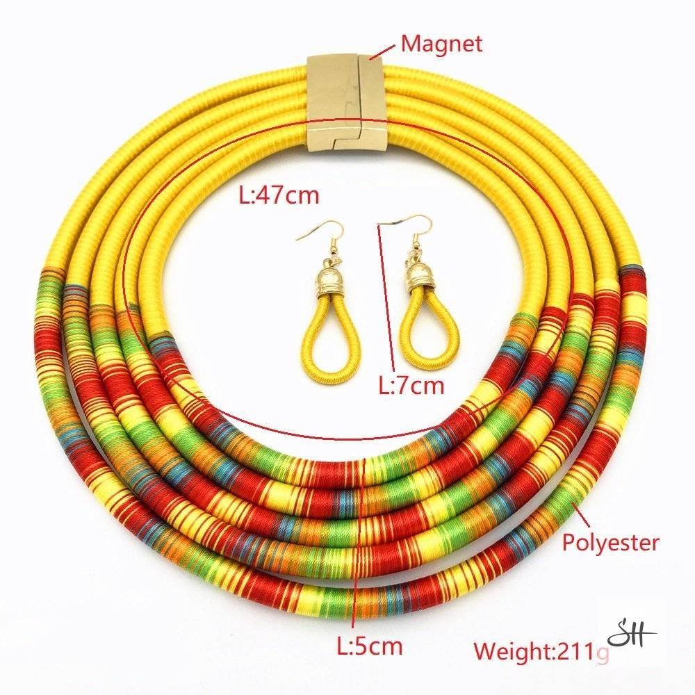 African Multilayer Jewelry Sets African Multilayer Jewelry Sets