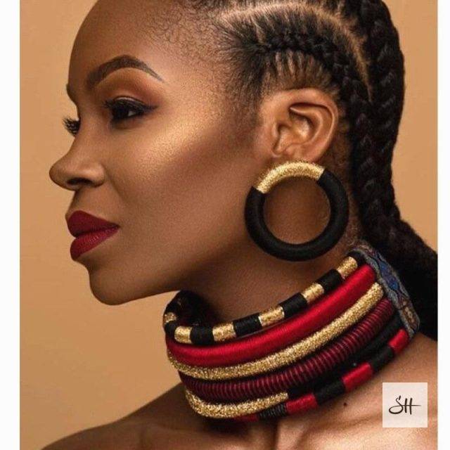 Multi-layer African Beads Jewelry Set Jewelry