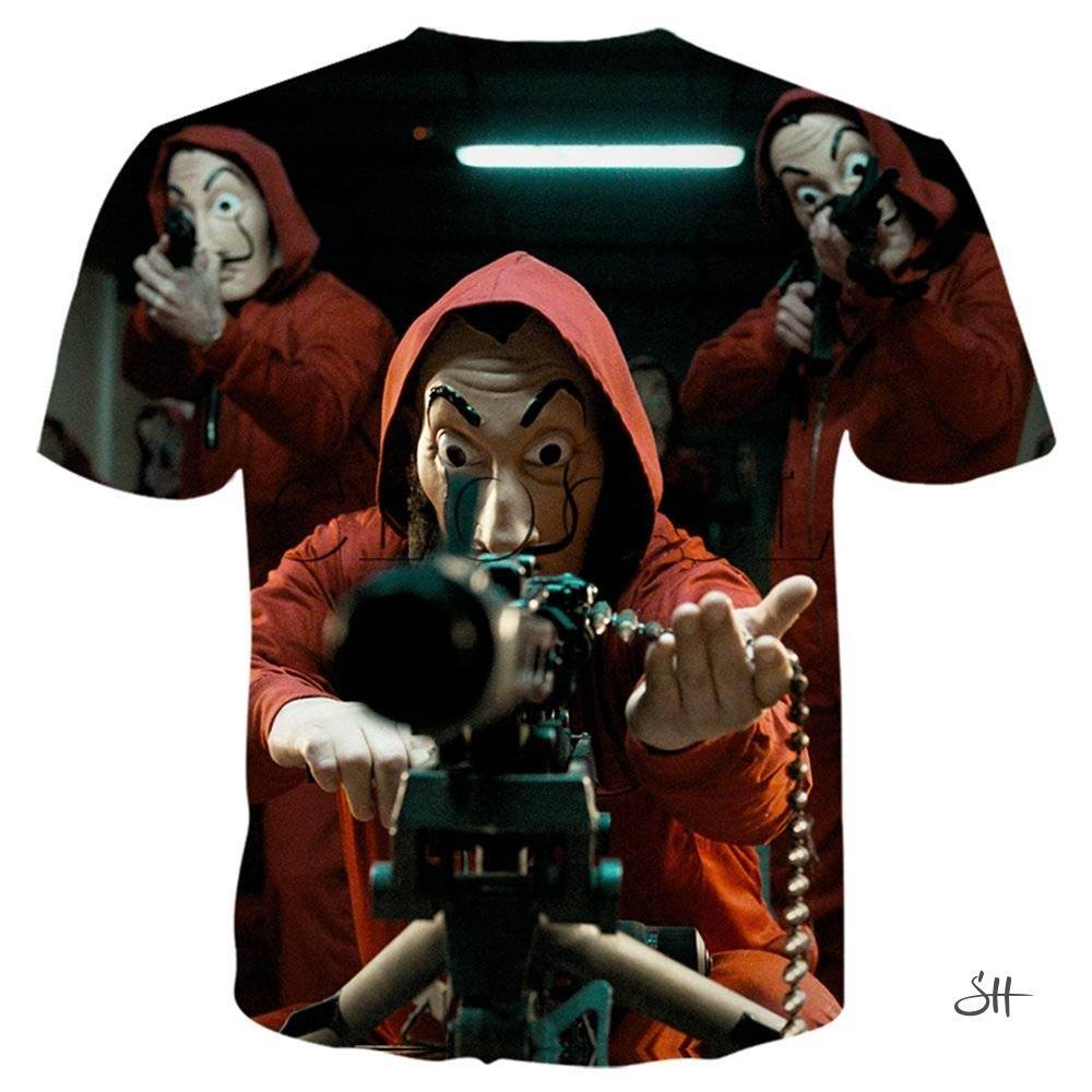 Money Heist 3D Print Unisex Sweatshirts