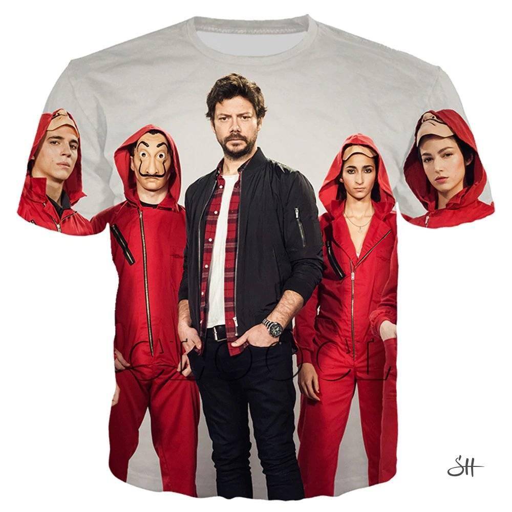 Money Heist 3D Print Unisex Sweatshirts