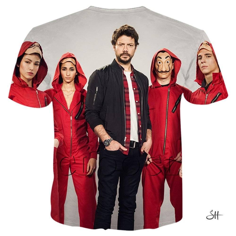 Money Heist 3D Print Unisex Sweatshirts