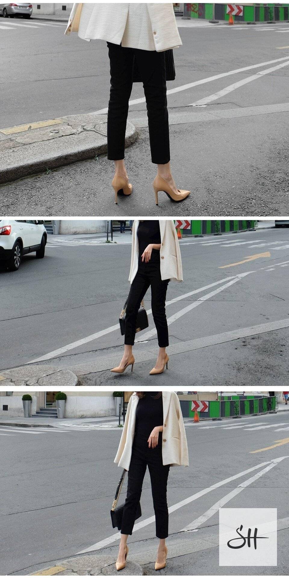 Solid Pointed Toe Dress Shoes