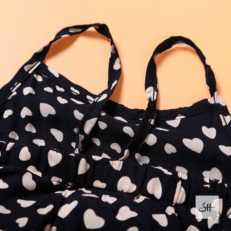 Elegant Polka Dot Strap Jumpsuit