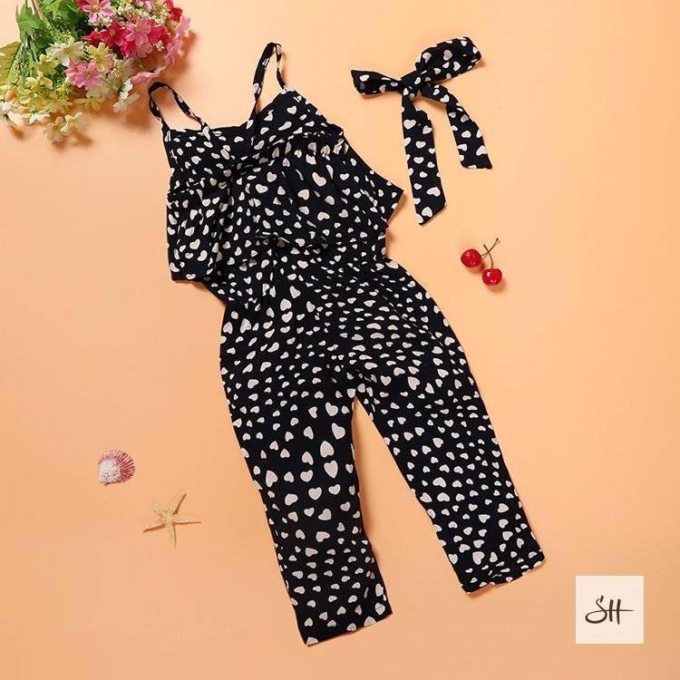 Elegant Polka Dot Strap Jumpsuit