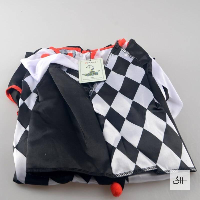 Men's Carnival Black Clown Costume Men's Carnival Black Clown Costume