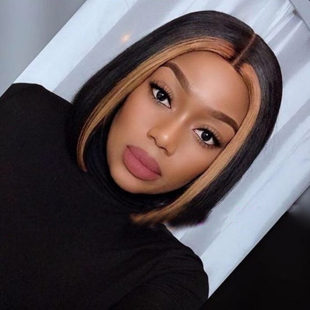 Highlight Lace Front Brazilian Human Hair Bob Wigs Human Hair Wigs & Extension Bundles